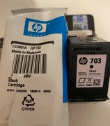 HP WKŁAD TUSZ GŁOWICA 703 BLACK CZARNY CD887A oryginał PUSTY