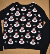 60^ hause Świąteczny Sweter Bałwanki M/L