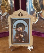 Piękna Ikona prawosławna MB Włodimirskaja.