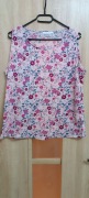 Top z kwiatowym wzorem XXXL