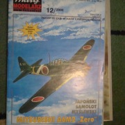 Mały Modelarz 12/00 A6M2 ZERO +lasery   