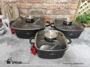Zestaw garnków ZILNER ZL-7019 Gaz, indukcja, halogen