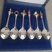 Łyżeczki posrebrzane Mary Christmas