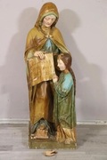 Figura Świętej Anny nauczająca Marie 104cm