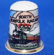 Naparstek Kolekcjonerski Porcelanowy North Norfolk Railway