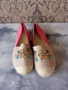 espadryle 38 z diamencikami 