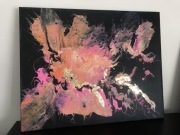 Obraz wylewany technika- Puring