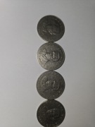 Zestaw 4 monet Marceli Nowotko 1976 i 1977 znak mennicy