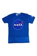 Młodzieżowy t-shirt z nadrukiem NASA, rozmiar M 