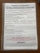 Dyplom 20x29cm okolicznościowa 