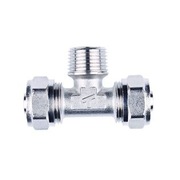 Trójnik nakrętny skręcany 20x1/2"x20 GZ PEX