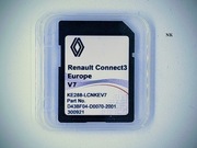 Karta SD - aktualizacja map urządzeń multimedialnych Renault Connect 3