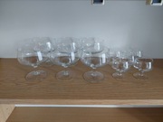 ZESTAW 10 KIELISZKÓW DO WINA I DESERÓW – ELEGANCKIE SZKŁO VINTAGE