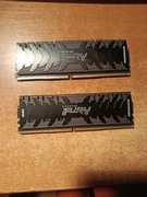 Pamięć RAM Kingston Fury Renegade DDR4 16GB(2x8) 4800Mhz Cl19 czarna