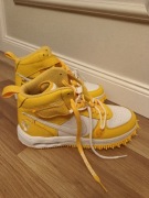  Nike Air Force 1 Off White Leather Varsity Maize 