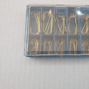 HACZYKI WĘDKARSKIE ZESTAW Z OCZKIEM ZADZIOREM 50 SZTUK