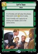 Star Wars: Unlimited - SEC - Let's Talk (L)