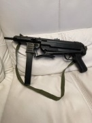 Vintage zabawka replika pistoletu maszynowego M40 z lat 90