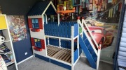 Łóżko piętrowe LEGO, domek dla dzieci 