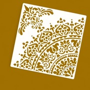 Szablon Mandala -wzór 60x60cm szablon 30x30cm, malarski tynk, DIY, Nr A5