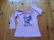 Bluzka dziewczęca 110  długi rękaw