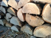 Dąb na opał połupany, nie brzoza drewno kominkowe 