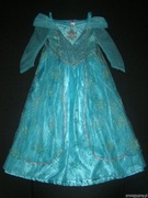 Strój kostium przebranie ELSA Kraina Lodu Frozen 7-8 lat 122-128cm DISNEY