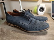 Badura buty 43 granatowy old money skóra zamasz