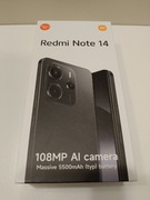 Smartfon Xiaomi Redmi Note 14 6/128GB Amoled 120Hz Czarny Gwarancja