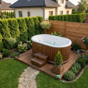 BALIA OFURO Ogrodowa OD RĘKI HOT TUB Bania Jacuzzi