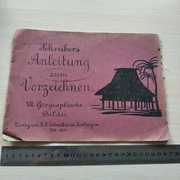 STARY Rysownik NIEMCY Rzesza rysunki podręcznik jak RYSUNKI