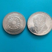 5 marek x 2 1981 G  Karl von Stein 1984 G 150 lat niemieckich kolei