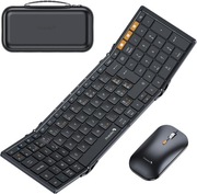 Klawiatura AZERTY składana ProtoArc XKM01 bezprzewodowa + mysz etui 