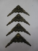 NAROŻNIK DO STAREGO ZEGARA HOLENDRA BRĄZ