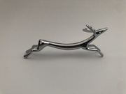 Metalowy jelonek figurka podstawka pod sztućce