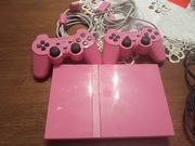 Playstation2 retro różowe