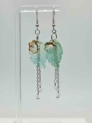 Kolczyki | Stalowe kolczyki z kwiatami