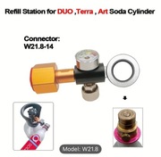 Zestaw Przetoczka Sodastream Quick Connect do różowych butli +gratis