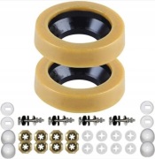 ZESTAW 2*USZCZELKA DO RURY  WOSKOWA DO  WC (22:)