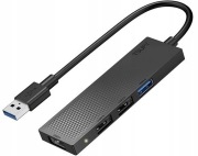 TSUPY Hub USB 3.0 4-w-1, szybki 5 Gb/s, nowy – stacja dokująca