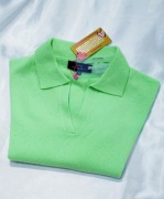 ZWILLINGSHERZ koszulka polo kaszmir S zielony lv gucci guess rykiel herrera