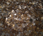 Stare monety na kilogramy. Cena za 1 kg