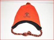 czapka uszanka  JAGERMEISTER klapki pompon warkocz SUPER STAN r. OS