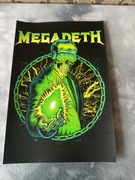plakat zespołu muzycznego megadeth