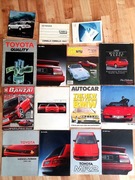 Niezwykła kolekcja prospektów Toyota Mr2, Celica, corolla, supra