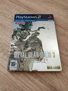 METAL GEAR SOLID 3 SNAKE EATER - PS2 PAL - STEELBOOK