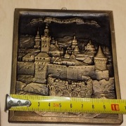 Ceramika Lwów panorama miasta malarstwo architektura malarstwo.