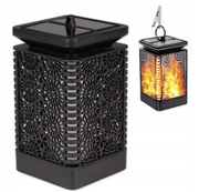 LAMPION lampa LED wisząca SOLARNA latarenka znicz