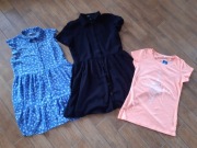 12. Dwie sukieneczki + koszulka 13-14 lat