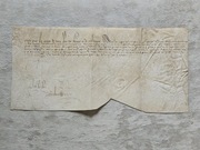 Henryk Walezy - król polski, pergamin z autografem